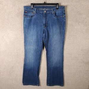 Polo‎ Jeans Ralph Lauren Womens 16 Stretch Kelly Bootcut Dark Wash Mid Rise